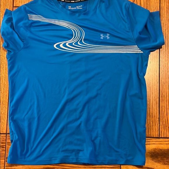 Under Armour Men's Athletic T-Shirts - Blue, Gray, Black - Picture 8 of 8